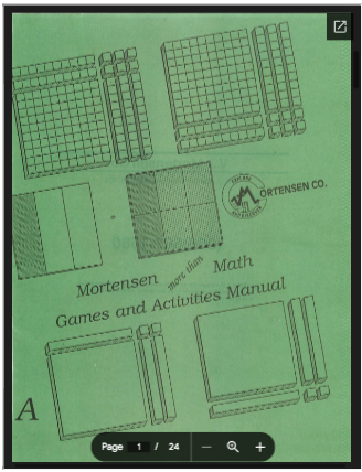 Games and Activities Manual