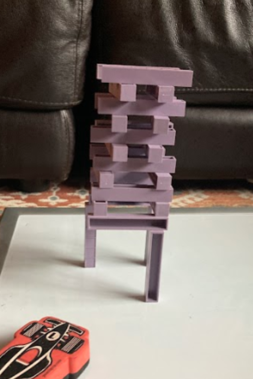 six tower jenga 