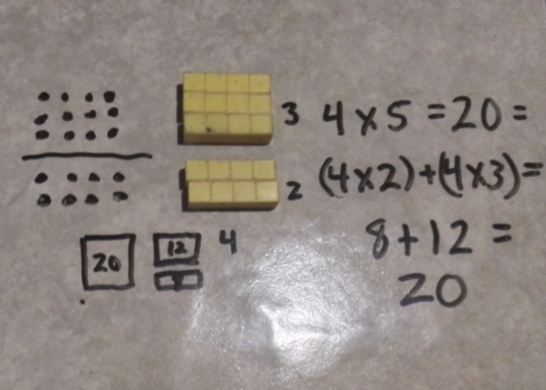 4 x 5 blocks drawing symbols